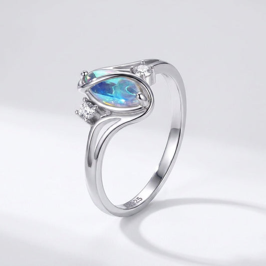 The New Chapter Ring — sterling silver moonstone ring